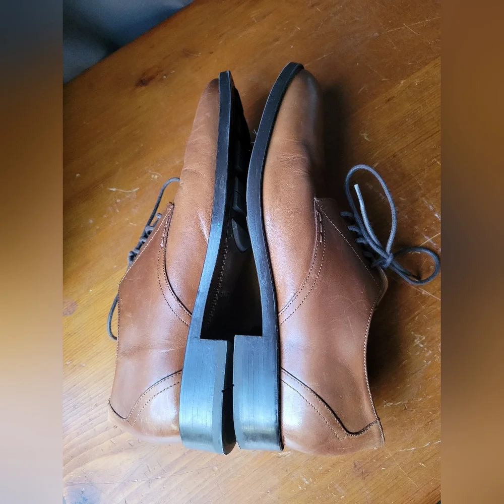 Cole Haan Grand 360 Men's Size 8M Brown Leather Dress Oxford Shoes C32352